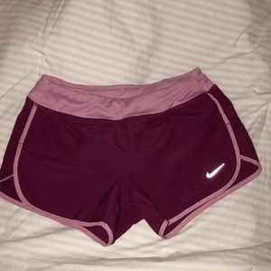 Nike exercising shorts